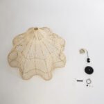 GLOBOSTAR® ADEJE 02211 Boho Κρεμαστό Φωτιστικό Οροφής με Ντουί 1 x E27 AC 220-240V IP20 - Μπεζ - Μ80 x Π80 x Υ55cm - Image 11