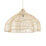 GLOBOSTAR® ADEJE 02211 Boho Κρεμαστό Φωτιστικό Οροφής με Ντουί 1 x E27 AC 220-240V IP20 - Μπεζ - Μ80 x Π80 x Υ55cm - Image 2