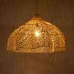 GLOBOSTAR® ADEJE 02211 Boho Κρεμαστό Φωτιστικό Οροφής με Ντουί 1 x E27 AC 220-240V IP20 - Μπεζ - Μ80 x Π80 x Υ55cm - Image 3