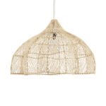 GLOBOSTAR® ADEJE 02211 Boho Κρεμαστό Φωτιστικό Οροφής με Ντουί 1 x E27 AC 220-240V IP20 - Μπεζ - Μ80 x Π80 x Υ55cm - Image 5