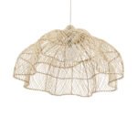 GLOBOSTAR® ADEJE 02211 Boho Κρεμαστό Φωτιστικό Οροφής με Ντουί 1 x E27 AC 220-240V IP20 - Μπεζ - Μ80 x Π80 x Υ55cm - Image 6