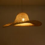 GLOBOSTAR® ESPARGOS 02214 Boho Κρεμαστό Φωτιστικό Οροφής με Ντουί 1 x E27 AC 220-240V IP20 - Μπεζ - Μ70 x Π70 x Υ35cm - Image 3