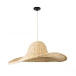 GLOBOSTAR® ESPARGOS 02214 Boho Κρεμαστό Φωτιστικό Οροφής με Ντουί 1 x E27 AC 220-240V IP20 - Μπεζ - Μ70 x Π70 x Υ35cm - Image 4