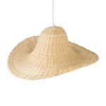 GLOBOSTAR® ESPARGOS 02214 Boho Κρεμαστό Φωτιστικό Οροφής με Ντουί 1 x E27 AC 220-240V IP20 - Μπεζ - Μ70 x Π70 x Υ35cm - Image 6