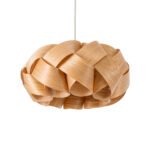 GLOBOSTAR® SARDIGNA 02217 Boho Κρεμαστό Φωτιστικό Οροφής με Ντουί 1 x E27 AC 220-240V IP20 - Καφέ - Μ40 x Π40 x Υ20cm - Image 2