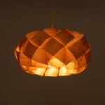 GLOBOSTAR® SARDIGNA 02217 Boho Κρεμαστό Φωτιστικό Οροφής με Ντουί 1 x E27 AC 220-240V IP20 - Καφέ - Μ40 x Π40 x Υ20cm - Image 3