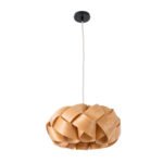 GLOBOSTAR® SARDIGNA 02217 Boho Κρεμαστό Φωτιστικό Οροφής με Ντουί 1 x E27 AC 220-240V IP20 - Καφέ - Μ40 x Π40 x Υ20cm - Image 4