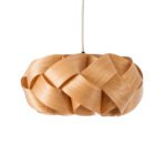 GLOBOSTAR® SARDIGNA 02217 Boho Κρεμαστό Φωτιστικό Οροφής με Ντουί 1 x E27 AC 220-240V IP20 - Καφέ - Μ40 x Π40 x Υ20cm - Image 5