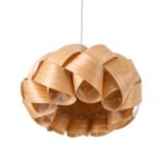 GLOBOSTAR® SARDIGNA 02217 Boho Κρεμαστό Φωτιστικό Οροφής με Ντουί 1 x E27 AC 220-240V IP20 - Καφέ - Μ40 x Π40 x Υ20cm - Image 6