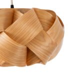 GLOBOSTAR® SARDIGNA 02217 Boho Κρεμαστό Φωτιστικό Οροφής με Ντουί 1 x E27 AC 220-240V IP20 - Καφέ - Μ40 x Π40 x Υ20cm - Image 8