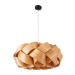 GLOBOSTAR® SARDIGNA 02218 Boho Κρεμαστό Φωτιστικό Οροφής με Ντουί 1 x E27 AC 220-240V IP20 - Καφέ - Μ60 x Π60 x Υ30cm - Image 4