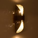 GLOBOSTAR® GUAVA 02222 Boho Φωτιστικό Τοίχου - Απλίκα με Ντουί 2 x G9 AC 220-240V IP20 - Μπεζ & Καφέ - Μ11 x Π13 x Υ30cm - Image 3