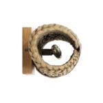 GLOBOSTAR® GUAVA 02222 Boho Φωτιστικό Τοίχου - Απλίκα με Ντουί 2 x G9 AC 220-240V IP20 - Μπεζ & Καφέ - Μ11 x Π13 x Υ30cm - Image 6