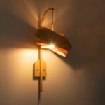 GLOBOSTAR® KALAMA 02223 Boho Φωτιστικό Τοίχου - Απλίκα με Ντουί 1 x E27 AC 220-240V IP20 - Μπεζ - Μ30 x Π40 x Υ70cm - Image 3