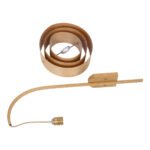 GLOBOSTAR® KALAMA 02223 Boho Φωτιστικό Τοίχου - Απλίκα με Ντουί 1 x E27 AC 220-240V IP20 - Μπεζ - Μ30 x Π40 x Υ70cm - Image 9