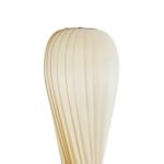 GLOBOSTAR® PRAIA 02225 Μοντέρνο Επιδαπέδιο Φωτιστικό με Ντουί 2 x E27 AC 220-240V IP20 - Μπεζ - Μ25 x Π25 x Υ145cm - Image 6