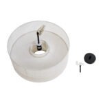 GLOBOSTAR® MARIGOLD 02226 Boho Κρεμαστό Φωτιστικό Οροφής με Ντουί 1 x E27 AC 220-240V IP20 - Λευκό - Μ48 x Π48 x Υ27cm - Image 10