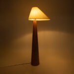 GLOBOSTAR® KAUAI 02230 Boho Επιδαπέδιο Φωτιστικό με Ντουί 1 x E27 AC 220-240V IP20 - Καφέ & Μπεζ - Μ55 x Π42 x Υ145cm - Image 3