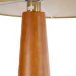 GLOBOSTAR® KAUAI 02230 Boho Επιδαπέδιο Φωτιστικό με Ντουί 1 x E27 AC 220-240V IP20 - Καφέ & Μπεζ - Μ55 x Π42 x Υ145cm - Image 7