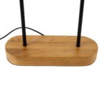 GLOBOSTAR® AZUL 02231 Boho Επιτραπέζιο Φωτιστικό Πορτατίφ με Ντουί 2 x E27 AC 220-240V IP20 - Μπεζ & Μαύρο - Μ45 x Π11 x Υ75cm - Image 8