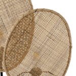 GLOBOSTAR® AZUL 02232 Boho Επιδαπέδιο Φωτιστικό με Ντουί 2 x E27 AC 220-240V IP20 - Μπεζ & Μαύρο - Μ90 x Π17 x Υ170cm - Image 7