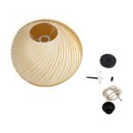 GLOBOSTAR® KAILANI 02242 Boho Κρεμαστό Φωτιστικό Οροφής με Ντουί 1 x E27 AC 220-240V IP20 - Μπεζ - Μ40 x Π40 x Υ30cm - Image 10