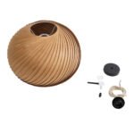 GLOBOSTAR® KAILANI 02243 Boho Κρεμαστό Φωτιστικό Οροφής με Ντουί 1 x E27 AC 220-240V IP20 - Καφέ - Μ40 x Π40 x Υ30cm - Image 10