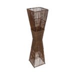 GLOBOSTAR® PALMA 02275 Boho Επιδαπέδιο Φωτιστικό με Ντουί 2 x E27 AC 220-240V IP20 - Καφέ - Μ30 x Π30 x Υ130cm - Image 4