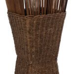 GLOBOSTAR® PALMA 02275 Boho Επιδαπέδιο Φωτιστικό με Ντουί 2 x E27 AC 220-240V IP20 - Καφέ - Μ30 x Π30 x Υ130cm - Image 6