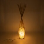 GLOBOSTAR® PORTONOVO S-02276 Boho Επιδαπέδιο Φωτιστικό με Ντουί 1 x E27 AC 220-240V IP20 - Μπεζ - Μ35 x Π35 x Υ165cm - Image 3