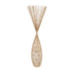 GLOBOSTAR® PORTONOVO S-02276 Boho Επιδαπέδιο Φωτιστικό με Ντουί 1 x E27 AC 220-240V IP20 - Μπεζ - Μ35 x Π35 x Υ165cm - Image 5