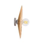 GLOBOSTAR® COLOMBO 02278 Boho Φωτιστικό Τοίχου - Απλίκα με Ντουί 1 x E27 AC 220-240V IP20 - Μπεζ - Μ40 x Π40 x Υ9cm - Image 4