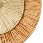 GLOBOSTAR® COLOMBO 02278 Boho Φωτιστικό Τοίχου - Απλίκα με Ντουί 1 x E27 AC 220-240V IP20 - Μπεζ - Μ40 x Π40 x Υ9cm - Image 6