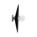 GLOBOSTAR® COLOMBO 02279 Boho Φωτιστικό Τοίχου - Απλίκα με Ντουί 1 x E27 AC 220-240V IP20 - Μαύρο - Μ40 x Π40 x Υ9cm - Image 4