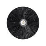 GLOBOSTAR® COLOMBO 02279 Boho Φωτιστικό Τοίχου - Απλίκα με Ντουί 1 x E27 AC 220-240V IP20 - Μαύρο - Μ40 x Π40 x Υ9cm - Image 5