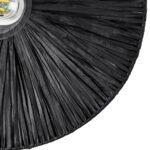 GLOBOSTAR® COLOMBO 02279 Boho Φωτιστικό Τοίχου - Απλίκα με Ντουί 1 x E27 AC 220-240V IP20 - Μαύρο - Μ40 x Π40 x Υ9cm - Image 6