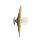 GLOBOSTAR® COLOMBO 02283 Boho Φωτιστικό Τοίχου - Απλίκα με Ντουί 1 x E27 AC 220-240V IP20 - Μπεζ - Μ40 x Π40 x Υ9cm - Image 4