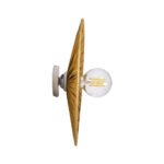 GLOBOSTAR® COLOMBO 02284 Boho Φωτιστικό Τοίχου - Απλίκα με Ντουί 1 x E27 AC 220-240V IP20 - Μπεζ - Μ40 x Π40 x Υ9cm - Image 4