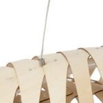 GLOBOSTAR® NANI 02285 Μοντέρνο Κρεμαστό Φωτιστικό Οροφής LED 36W 2880lm 120° AC 220-240V IP20 Φυσικό Λευκό 4500K - Lumileds SMD Chip - Μπεζ - Μ120 x Π48 x Υ18cm - 2 Χρόνια Εγγύηση - Image 10