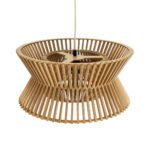 GLOBOSTAR® BIMINI 02287 Boho Κρεμαστό Φωτιστικό Οροφής με Ντουί 1 x E27 AC 220-240V IP20 - Καφέ - Μ45 x Π45 x Υ20cm - Image 7