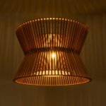 GLOBOSTAR® BIMINI 02288 Boho Κρεμαστό Φωτιστικό Οροφής με Ντουί 1 x E27 AC 220-240V IP20 - Καφέ - Μ60 x Π60 x Υ40cm - Image 3