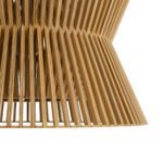 GLOBOSTAR® BIMINI 02288 Boho Κρεμαστό Φωτιστικό Οροφής με Ντουί 1 x E27 AC 220-240V IP20 - Καφέ - Μ60 x Π60 x Υ40cm - Image 8