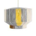 GLOBOSTAR® SALERNO 02290 Boho Κρεμαστό Φωτιστικό Οροφής με Ντουί 1 x E27 AC 220-240V IP20 - Πολύχρωμο - Μ50 x Π50 x Υ35cm - Image 5