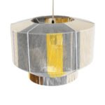 GLOBOSTAR® SALERNO 02290 Boho Κρεμαστό Φωτιστικό Οροφής με Ντουί 1 x E27 AC 220-240V IP20 - Πολύχρωμο - Μ50 x Π50 x Υ35cm - Image 7