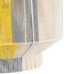 GLOBOSTAR® SALERNO 02290 Boho Κρεμαστό Φωτιστικό Οροφής με Ντουί 1 x E27 AC 220-240V IP20 - Πολύχρωμο - Μ50 x Π50 x Υ35cm - Image 8