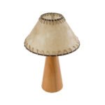 GLOBOSTAR® MASPALOMAS 02291 Boho Επιτραπέζιο Φωτιστικό Πορτατίφ με Ντουί 1 x E27 AC 220-240V IP20 - Καφέ & Μπεζ - Μ30 x Π30 x Υ45cm - Image 2