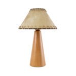 GLOBOSTAR® MASPALOMAS 02291 Boho Επιτραπέζιο Φωτιστικό Πορτατίφ με Ντουί 1 x E27 AC 220-240V IP20 - Καφέ & Μπεζ - Μ30 x Π30 x Υ45cm - Image 3