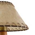 GLOBOSTAR® MASPALOMAS 02291 Boho Επιτραπέζιο Φωτιστικό Πορτατίφ με Ντουί 1 x E27 AC 220-240V IP20 - Καφέ & Μπεζ - Μ30 x Π30 x Υ45cm - Image 5