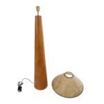 GLOBOSTAR® MASPALOMAS 02292 Boho Επιδαπέδιο Φωτιστικό με Ντουί 1 x E27 AC 220-240V IP20 - Καφέ & Μπεζ - Μ55 x Π55 x Υ145cm - Image 9