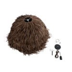 GLOBOSTAR® GUADELOUPE 02294 Boho Κρεμαστό Φωτιστικό Οροφής με Ντουί 1 x E27 AC 220-240V IP20 - Καφέ - Μ80 x Π80 x Υ60cm - Image 11